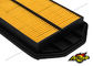 Filtre de moteur de voiture de Honda, couleur automatique de jaune d'OEM 17220-RZA-Y00 de filtre à air